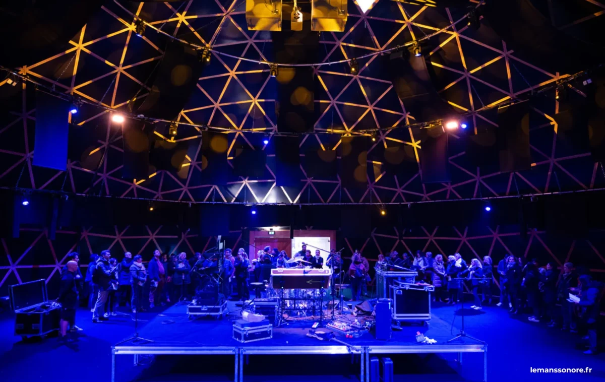 Dôme sonore du festival Le Mans Sonore, séjournez au 9Wagram.